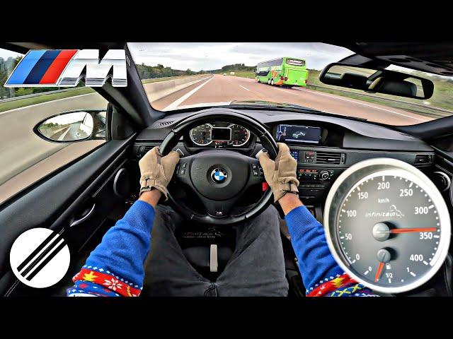 830HP BMW M3 E92 SK3 RR INFINITAS TOP SPEED DRIVE ON GERMAN AUTOBAHN 