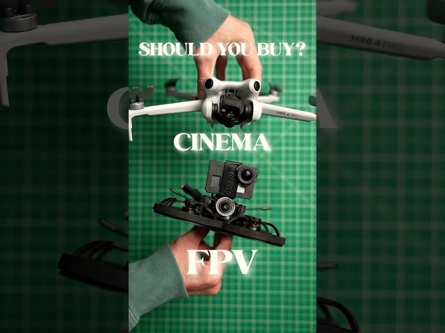 FPV Vs. Cinema Drone - What Should You Buy?