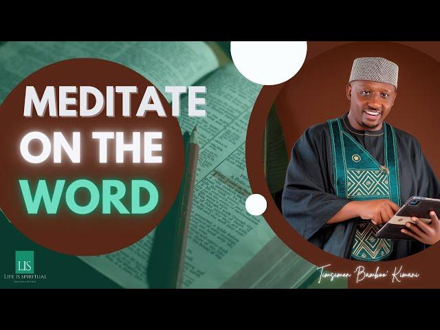 Life Is Spiritual Financial Freedom Presents: Change Your Finances By Meditating On The Word