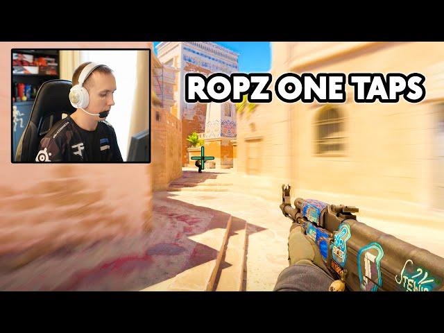 ropz hits clean one taps with his Amazing Aim! FACEIT plays