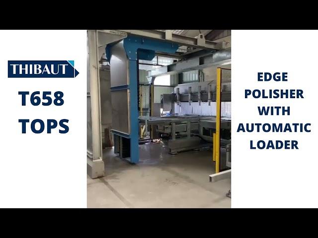 Demo Edge Polisher with automatic loader / Thibaut T658 TOPS