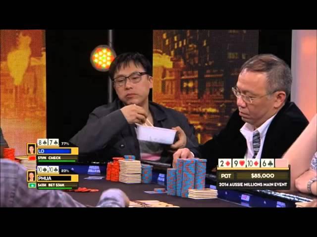 Two Asian Businessmen Clash in $1 MILLION DOLLAR pot (Real Money) [Funny]