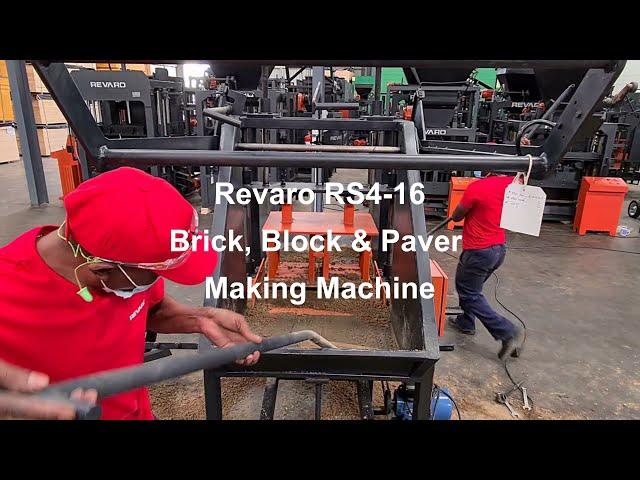 Revaro RS4-16 Brick, Block & Paver Making Machine