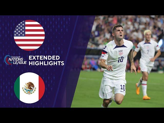 USA vs. Mexico: Extended Highlights | CONCACAF Nations League | CBS Sports Golazo