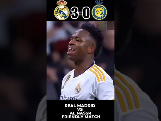 REAL MADRID VS AL NASSR FRIENDLY MATCH