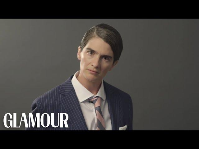 Gaby Hoffmann Plays Jordan Belfort in The Wolf of Wall Street | Role Reversal | Glamour