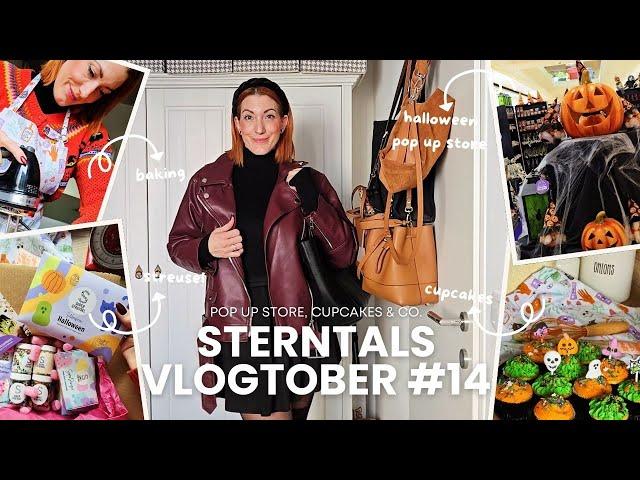 Vlogtober 2024 #14 : Halloween Pop-Up-Store, Halloween Cupcakes & Super Streusel