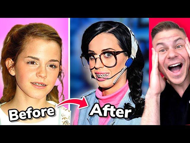 Orthodontist Reacts To Crazy Celebrity Braces Transformations