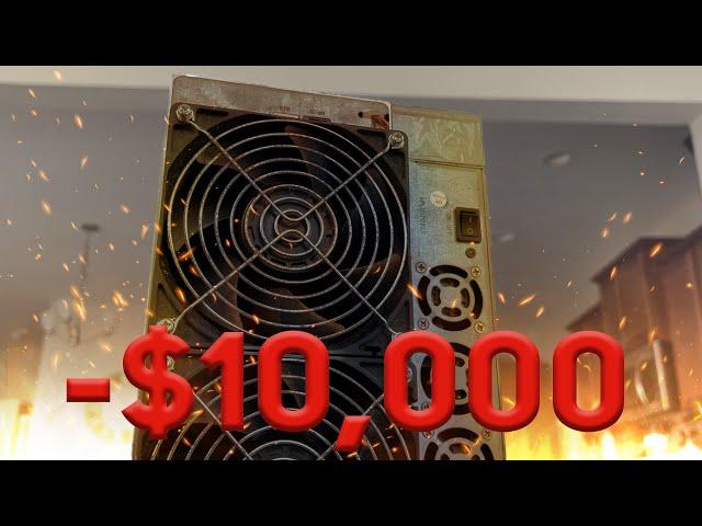 This $10,000 Mining Rig is not working out well...