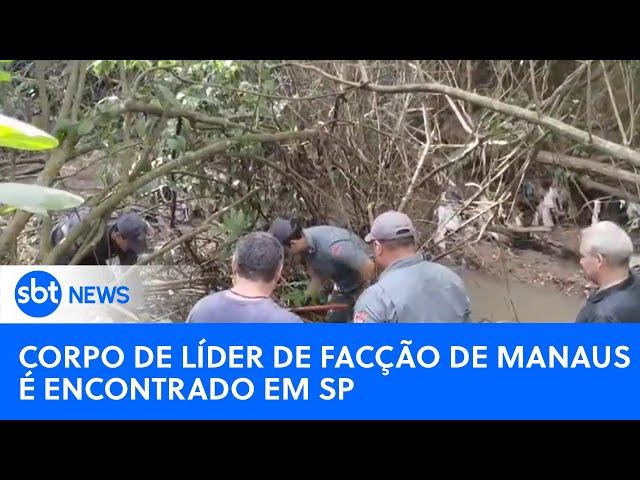 SP: Corpo de líder de facção de Manaus é encontrado em cemitério clandestino| #SBTNewsnaTV(30/06/23)