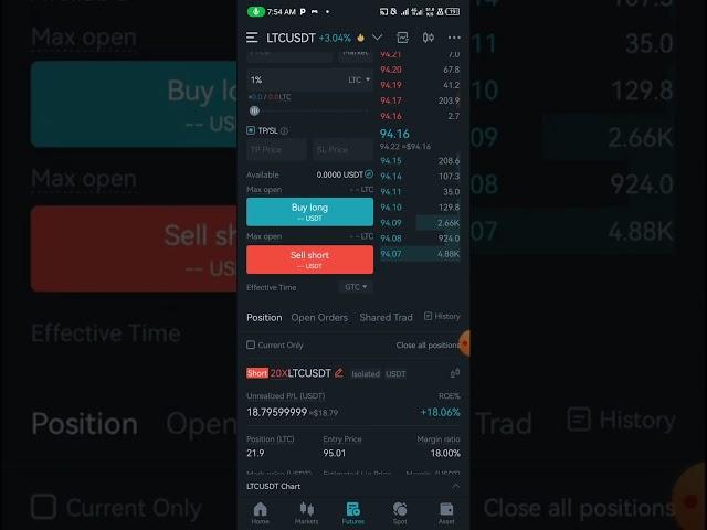 Bitget Futures Trading. How to take entries