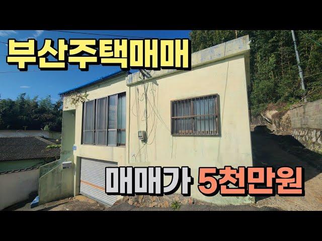 [주택매매] 매매가 5천만원 #부산주택매매 물건 소개합니다 #주택매매 #봉림동주택매매 #부산강서구부동산