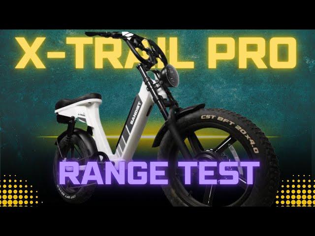 How Far Will it Go? BANDIT X-Trail Pro RANGE TEST!!! 40AH Dual Motor E-Bike