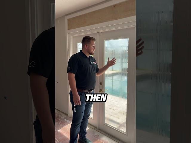DID YOU KNOW? Gas between window panes insulates. If the seal leaks, condensation forms inside!