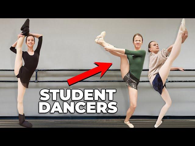 Student Dancers Attempt EXTREME Ballet Training!