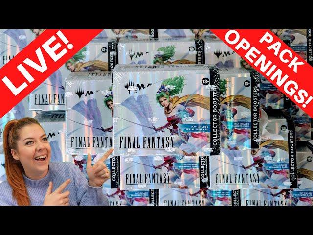 LIVE! MTG Rip & Ship w Queen Honey Final Fantasy Collectors & Wide Variety of Collector Packs 6/18