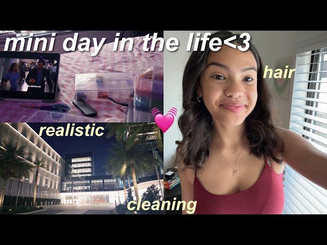 A DAY IN THE LIFE VLOG! realistic, hair apt, cleaning, talkative