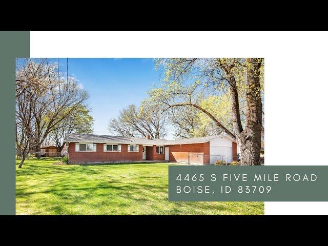 Tour this beautifully spacious property! 4465 S Five Mile Rd Boise, ID 83709 | Own Boise Real Estate