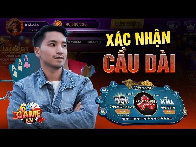 68 Game Bài | Tín Hiệu Xác Nhận Cầu Dài Cứ Theo Là Ăn Đủ - Tài Xỉu 68 Game Bài