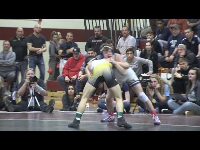 Nick Raimo wins in triple overtime thriller over Shane Metzler in District 11 126 pound finals
