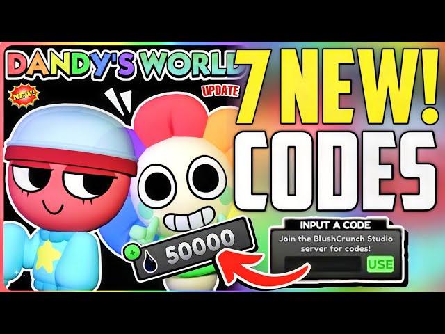 ️NEW!CODES️DANDY'S WORLD ROBLOX CODES 2024 - DANDYS WORLD CODES 2024