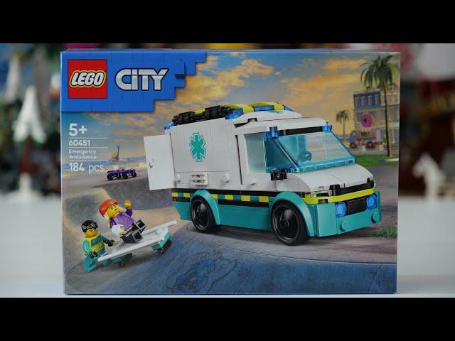 LEGO City 60451 Emergency Ambulance - LEGO Speed Build Review