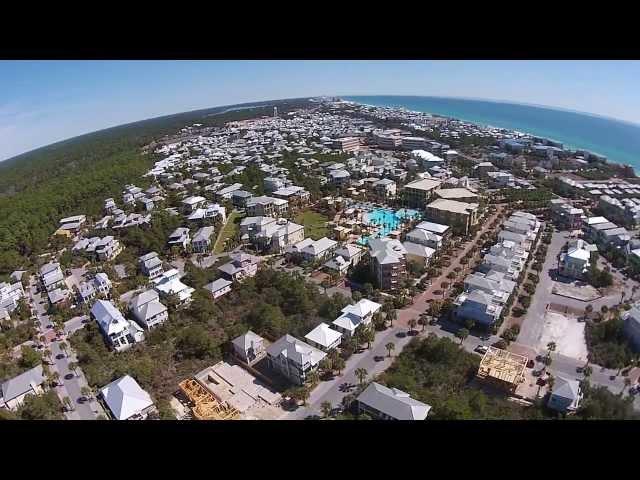 Aerial Seacrest Beach off 30A