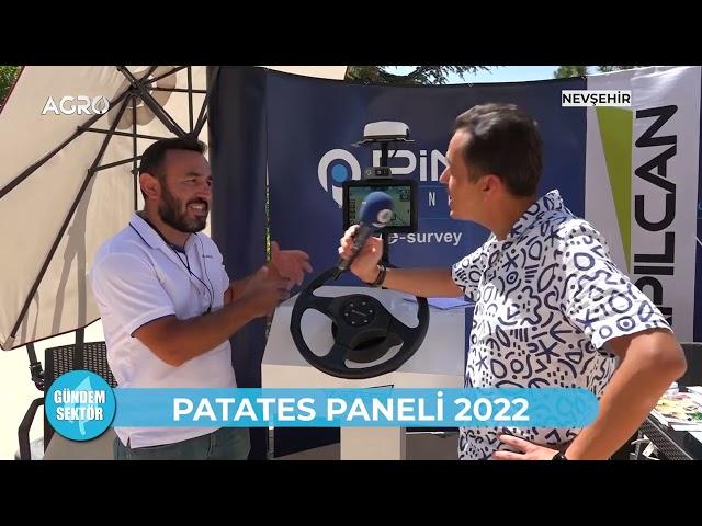 3. Patates Panelinde AGRO TV'ye konuk olduk ve eSurvey otomatik dümenleme sistemini anlattık.