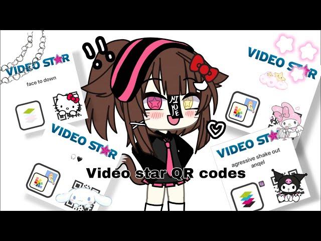 [] VIDEO STAR QR CODES ! // gacha life // shakes & colourings [] read desc !!