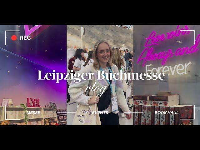 VLOG Leipziger Buchmesse 2024  book haul, events und book shopping (giulialiest)