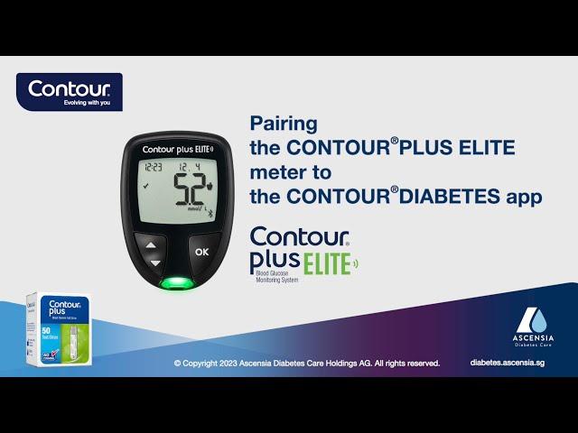 Pairing the meter with the app | CONTOUR PLUS ELITE | mmol/l | Singapore (en_SG)