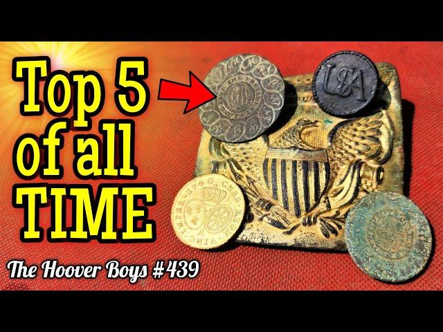 My Top 5 GREATEST Metal Detecting FINDS of All TIME Compilation