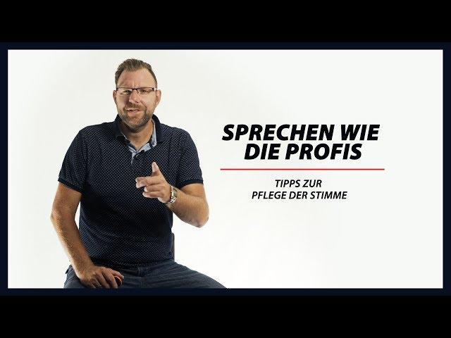 Tipps zur Pflege der Stimme – Sprechen wie die Profis