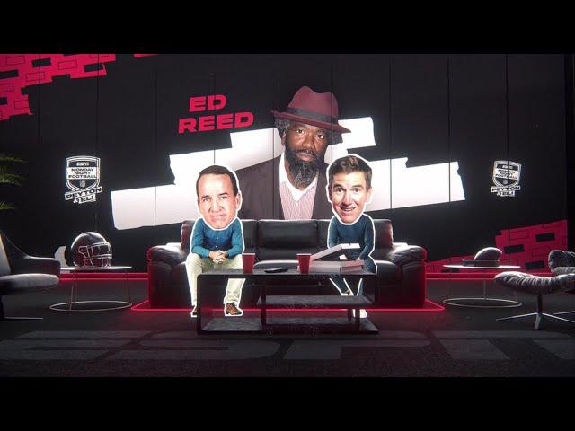 Ed Reed sits down to relive some memories with the Mannings | MNF ManningCast