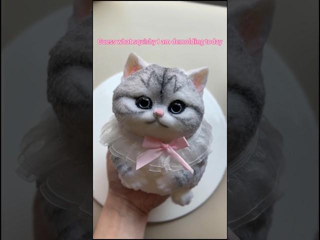 Handmade a squishy cute kitty #squishy #cute #kitty #kitten #kawaiiaesthetic #cutesqueeze #handmade