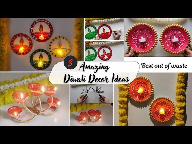 3 AMAZING & EASY DIY Diwali Decor Ideas | Quick & Affordable ideas | Diwali 2024 Decoration