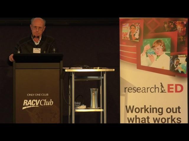 John Sweller -  ACE Conference/researchED Melbourne