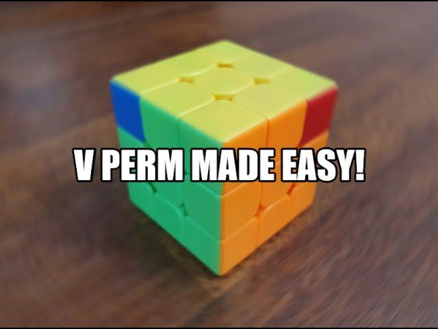 V Perm Made Easy! Full PLL Tutorial: Recognition & Execution (Rotationless) + AUF!