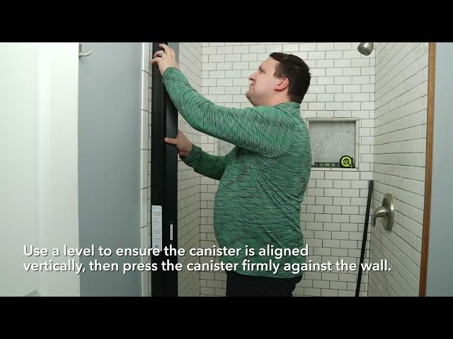 Nautilus Retractable Shower Door Installation