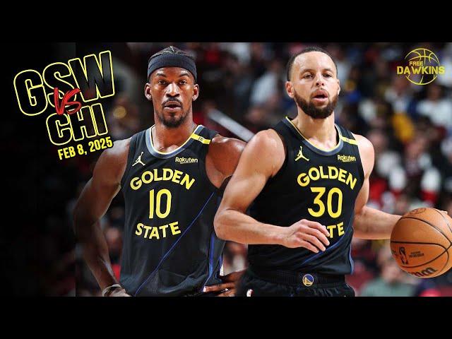 Golden State Warriors Full Team Highlights vs Bulls | Butler's Debut | Feb 8, 2025 | FreeDawkins