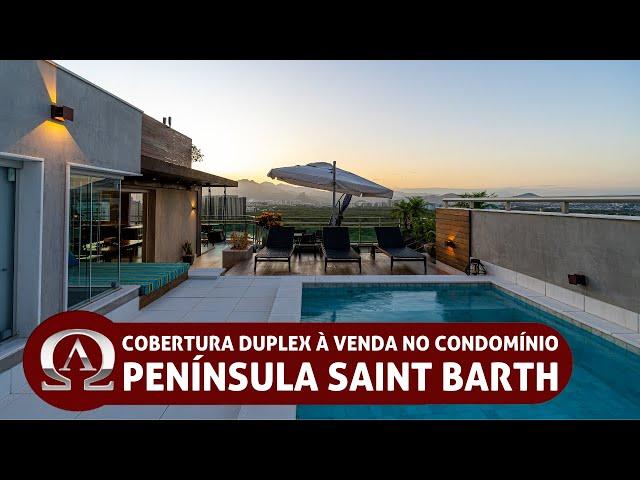 COBERTURA DUPLEX à venda no condomínio PENÍNSULA SAINT BARTH na BARRA DA TIJUCA no RJ!