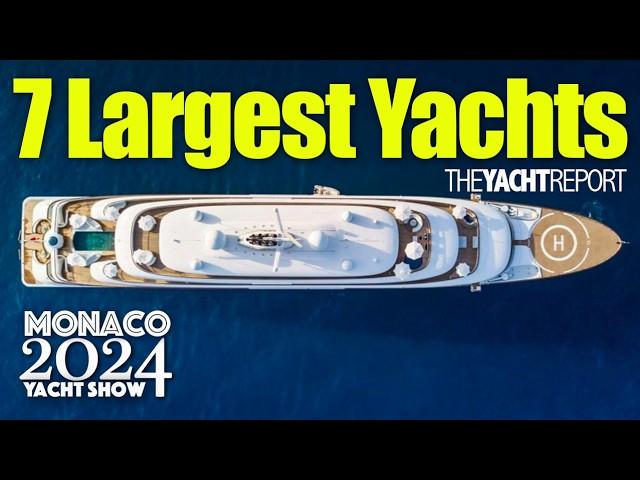 MASSIVE Superyachts at The Monaco Yacht Show | MYS2024