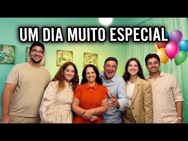 UM DIA MUITO ESPECIAL- MINHA ESPOSA FEZ UMA FESTA PRA MIM COM MUITOS AMIGOS - TEVE DISCURSO 