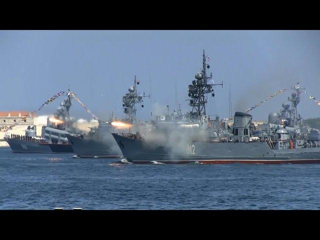 День Флота 2016 Тральщики уничтожение подлодки