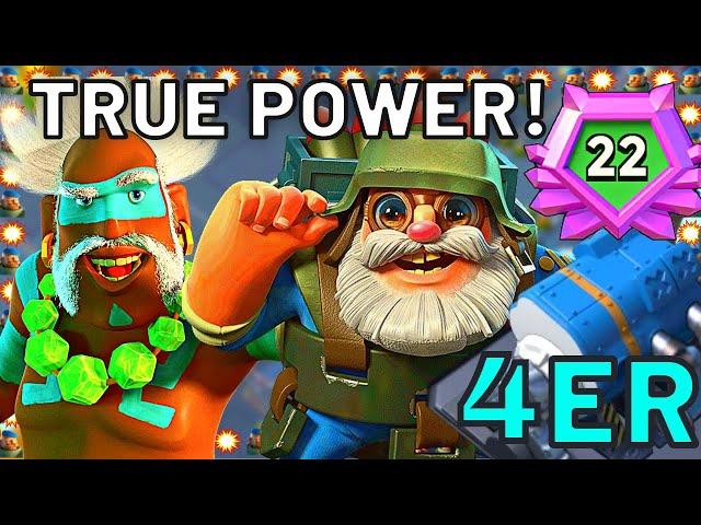 Boom Beach The most VIABLE Attack Strategy for WINNING at 4 ER | LIVE Warships Season 36 | Ray
