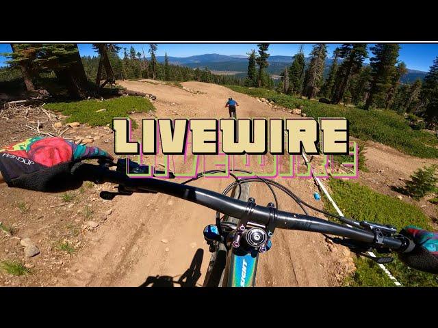 The A-Line of Tahoe?! MTB Trains down Livewire at Northstar’s Bike Park