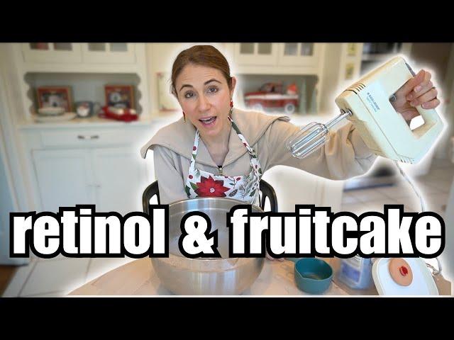 Using Multiple Retinols & Baking Fruitcake | Vlog