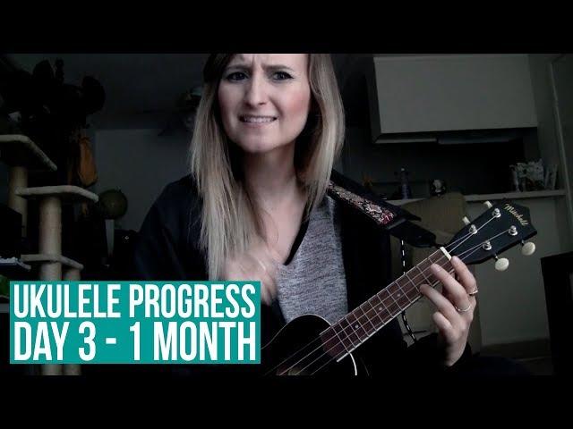 Ukulele Progress Video - 1 Month (Absolute Beginner)