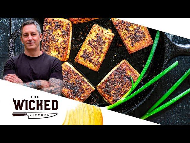 BBQ Tofu & Polenta - Easy Vegan Recipe