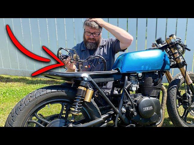 Rescuing A Fans Cafe Motorcycle Project, Electrical Nightmare